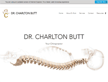 Tablet Screenshot of durbanchiropractor.com